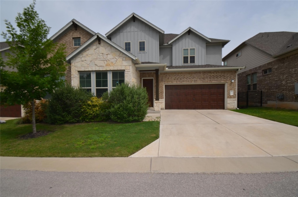 Craftsman inspired home with board and batten sid
