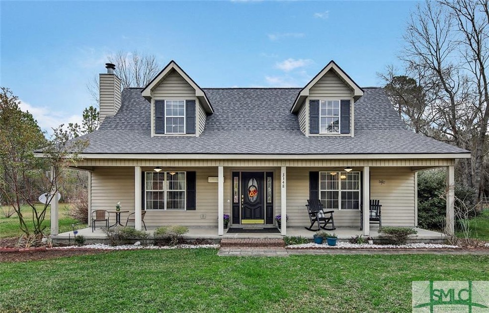 Beautiful home on over 10 acres in South Effingham
