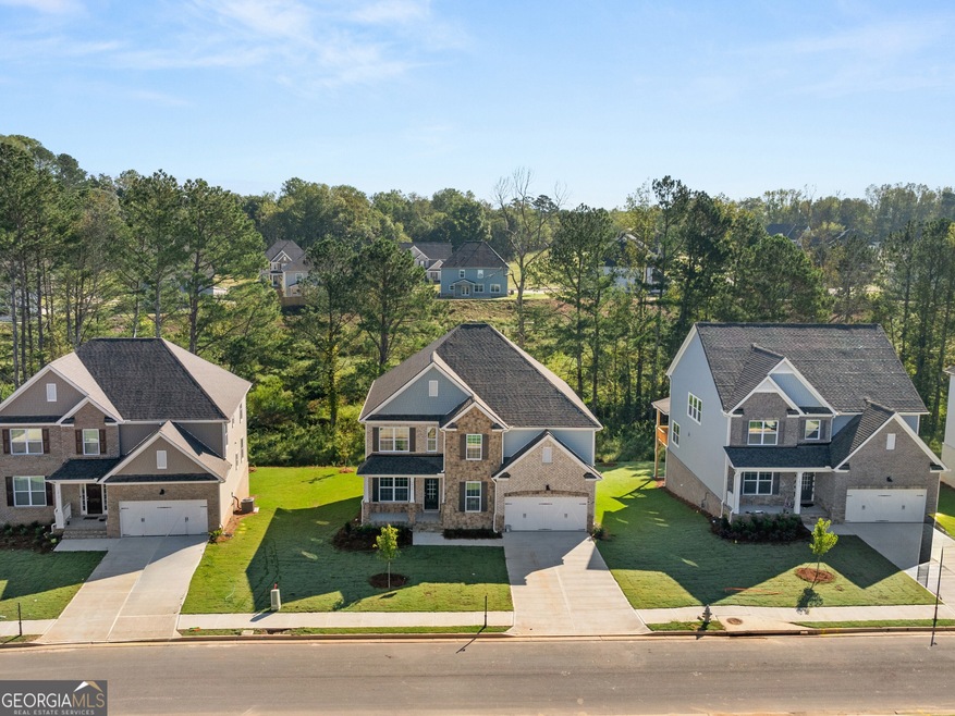 Grayson elevation IB front exterior of two-story h