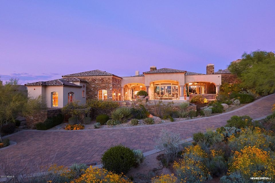 Hillside Drive At Sunset Views