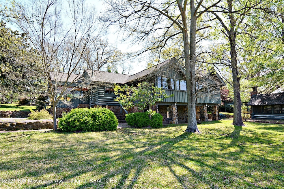 Back View of Home