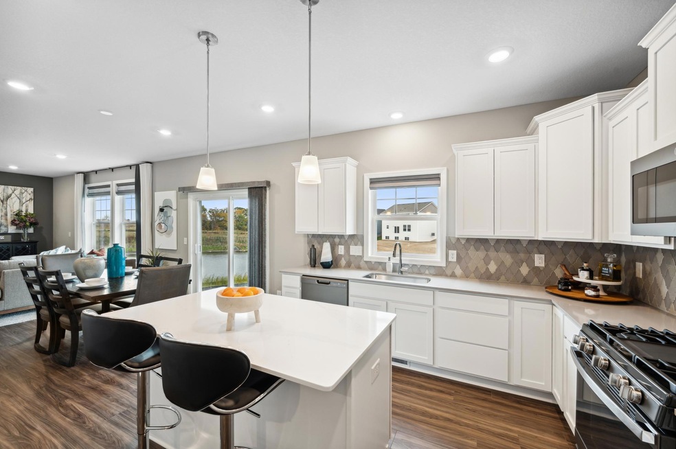 Picture of previously completed model home.