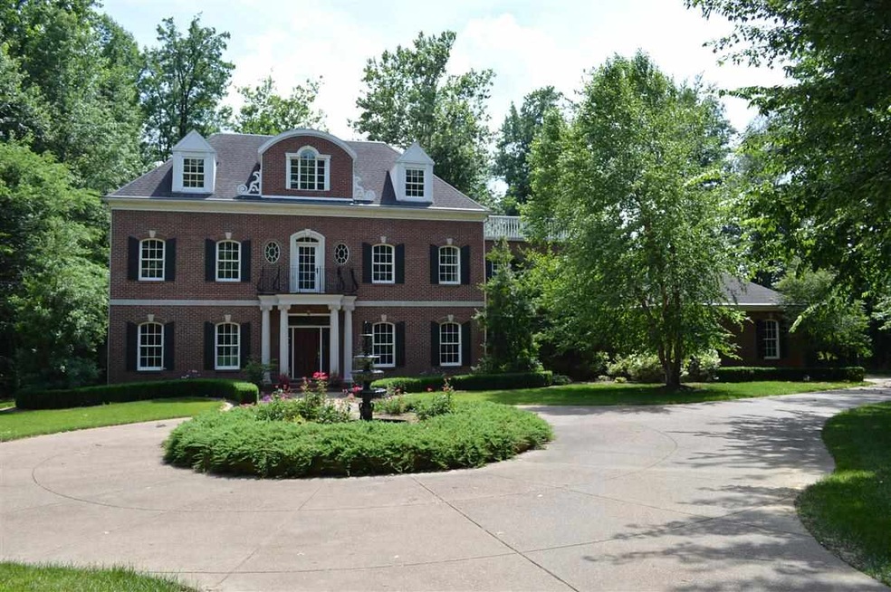 Three story Georgian style home custom built by Do