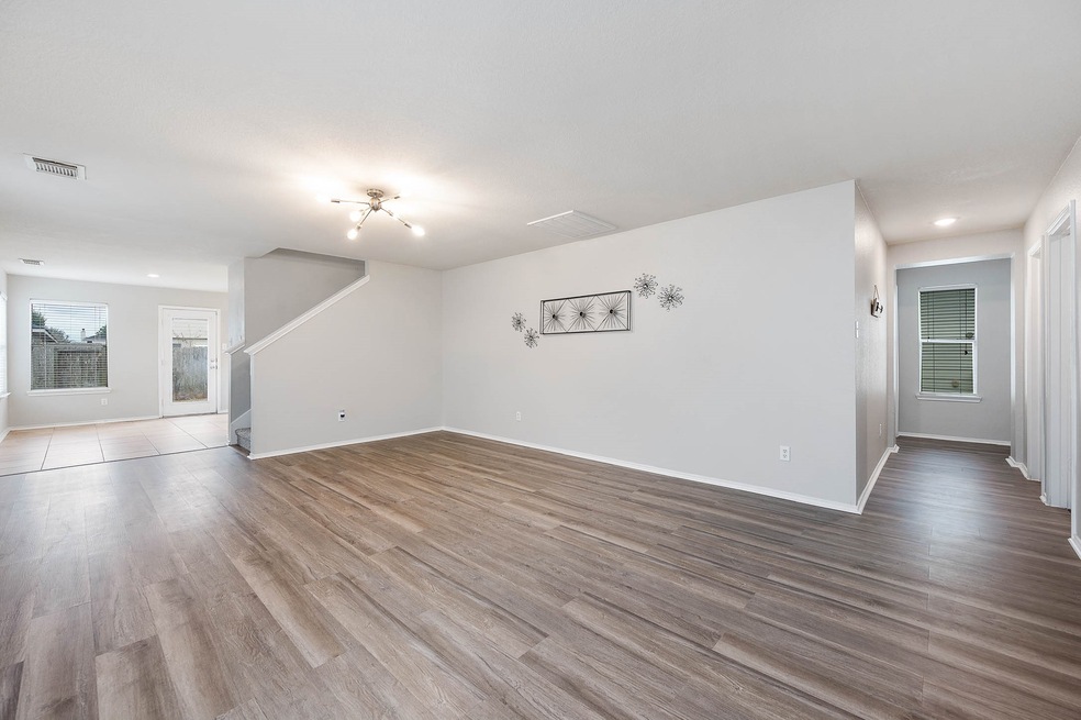 Home has been remodeled with new Lux Vinyl Flooring. Large opening space with plenty of room to entertain guests!