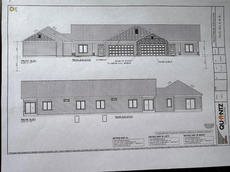 Drawing of Triplex