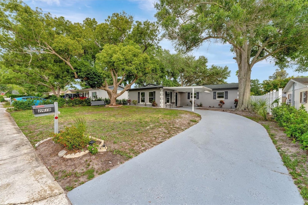 View of front elevation from street