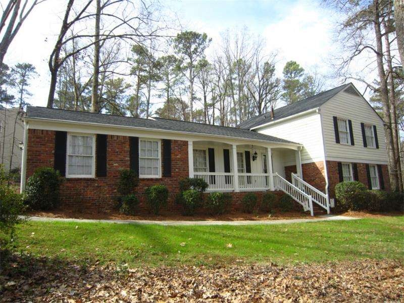 Charming split level home on a half-acre corner & 