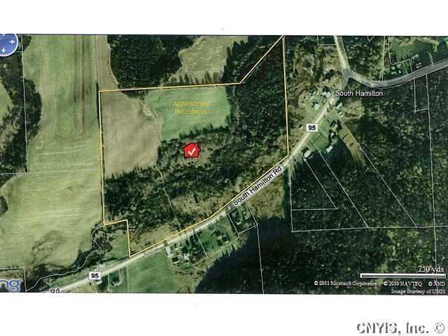 Aerial View. Nice mix of woods, pasture and tillab
