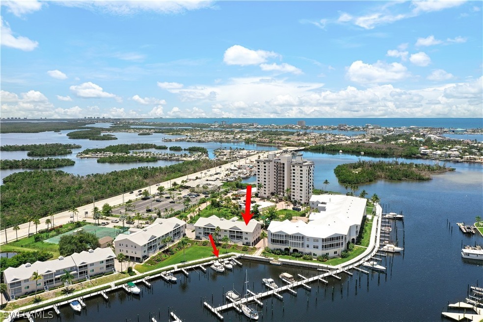 Located on the water overlooking your private slip