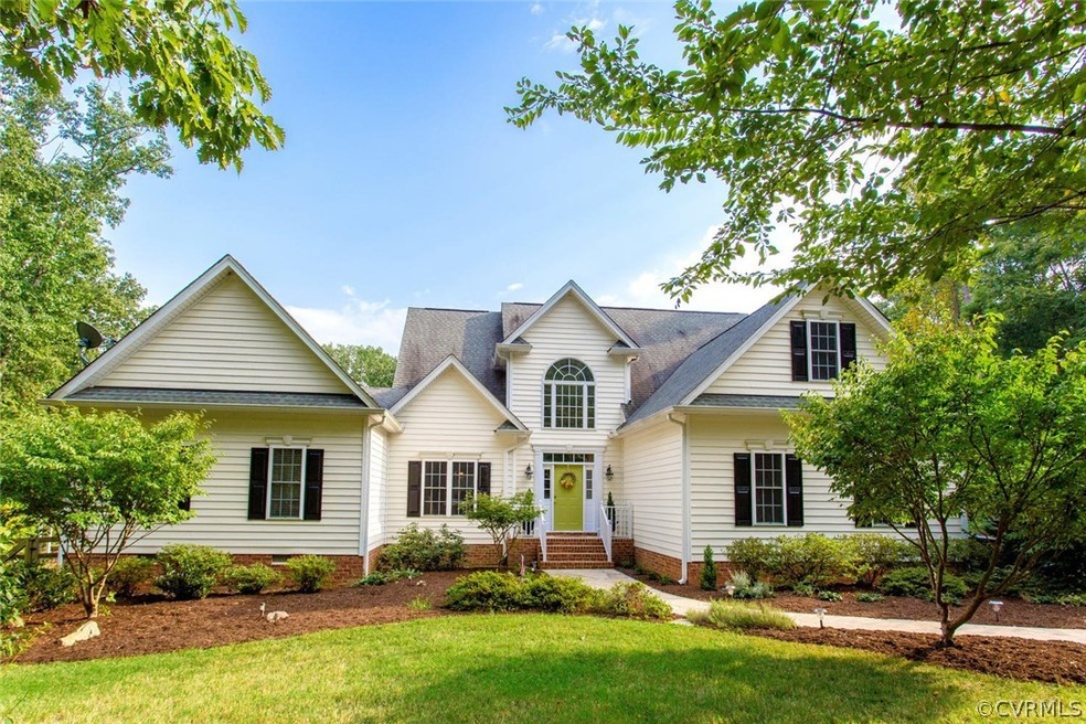 Beautiful Front Elevation of Home on over 10 Acres