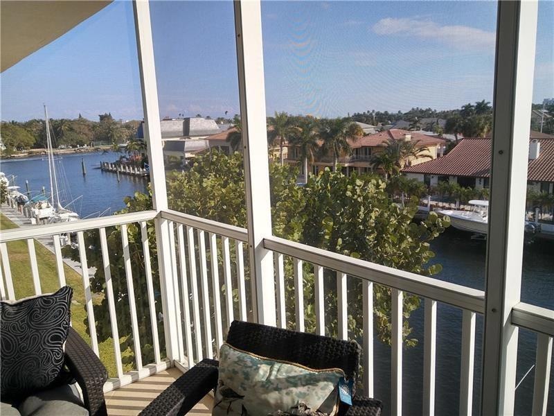 BALCONY WATER VIEW OF CANAL TO INTRACOASTAL