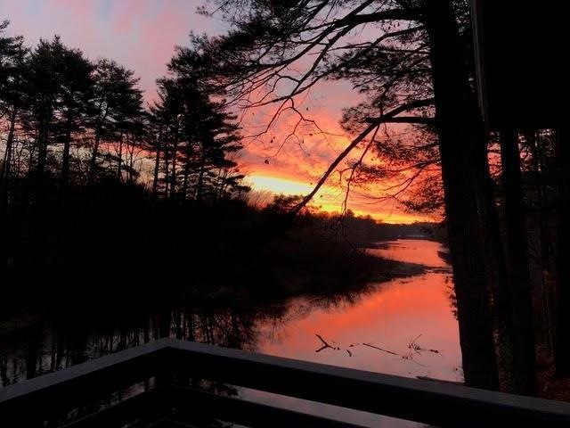 Watch the sun set from your back deck.