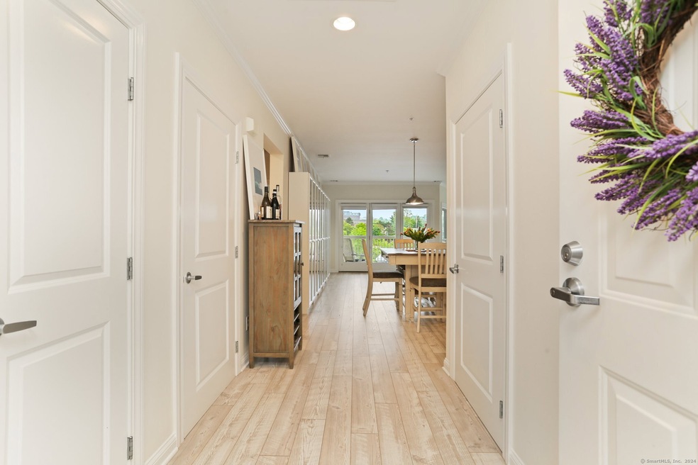 Entrance to unit