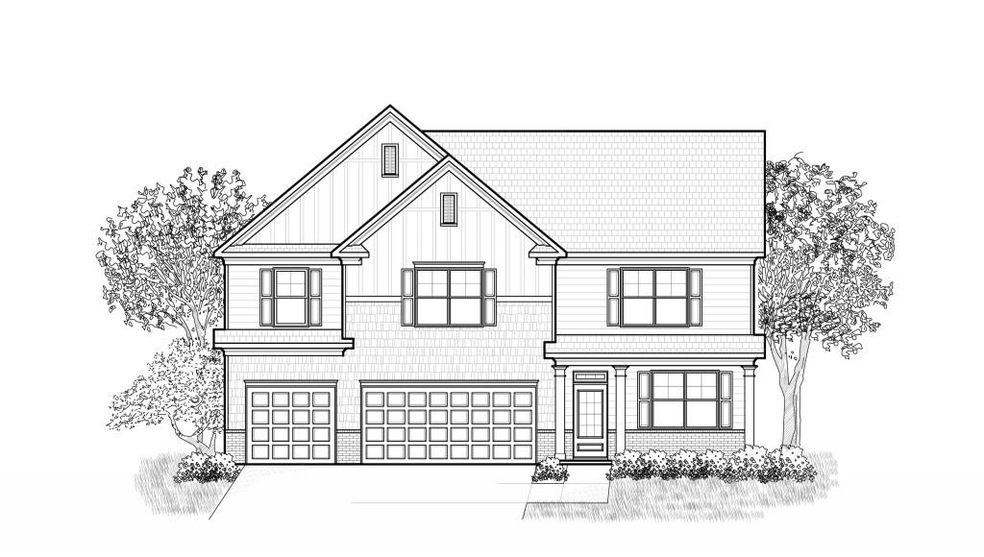 Black & White Rendering of Plan & Elevation.