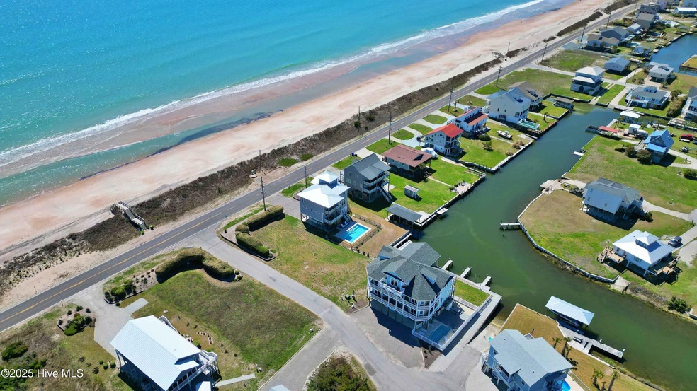 Aerial View with Atlantic Ocean