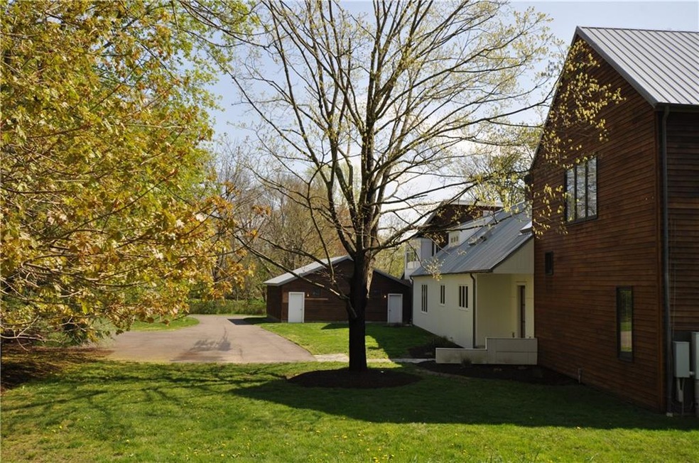 Country  farmhouse with modern aesthetics.