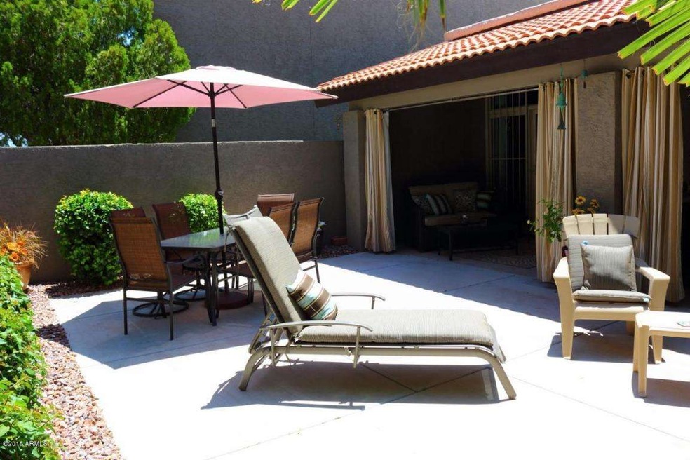 Shady patio