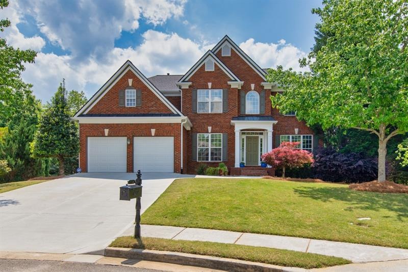 Check out this beautiful cul-de-sac home on a leve