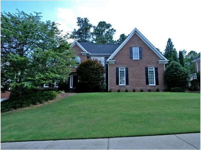 Exterior Front. 3 Sides Brick Traditional on Culde