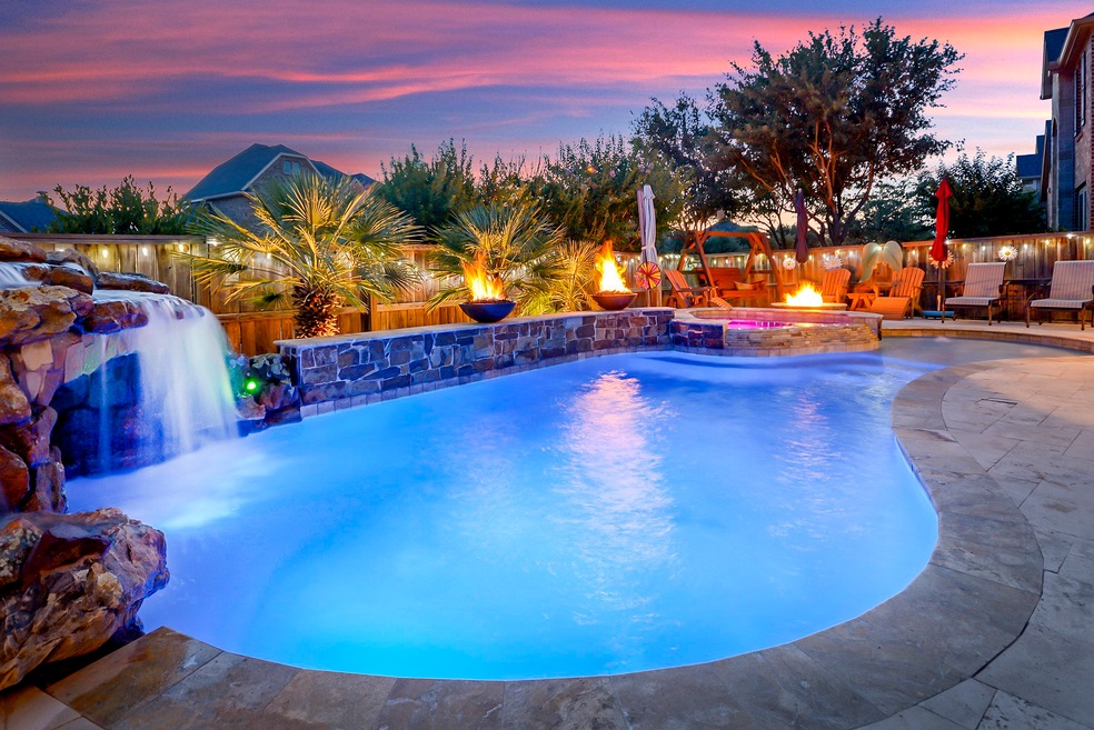 Welcome home to your very own backyard oasis.