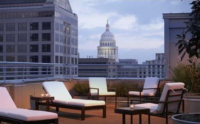 Rooftop terrace for residents.