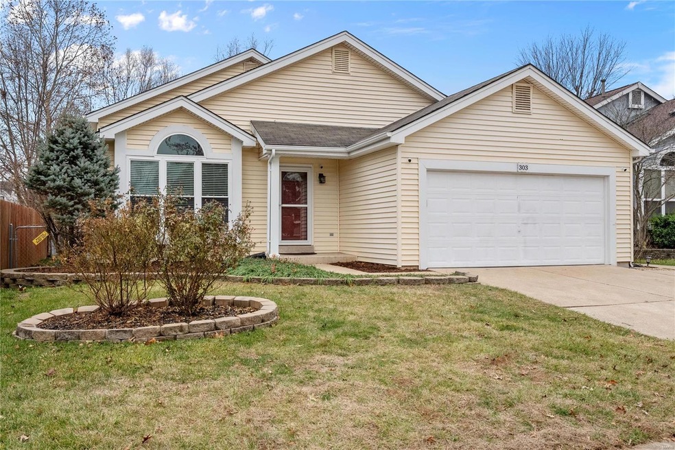 Front view of 303 Cypress Point.