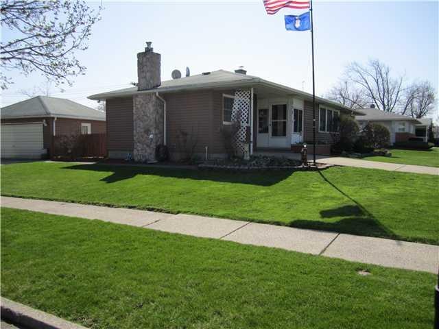 Exterior Front. Side view of home showing the fron