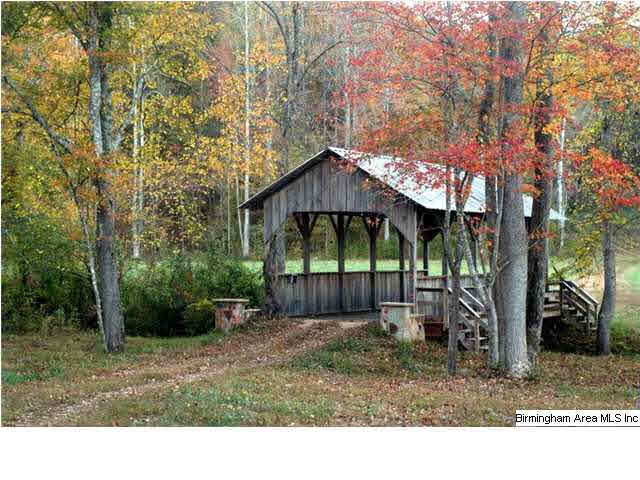This bridge gives you access to the property. It w