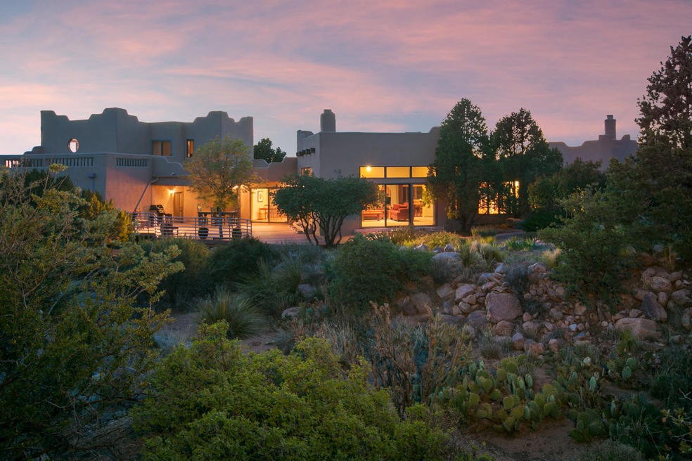 Back of Home at Sunset