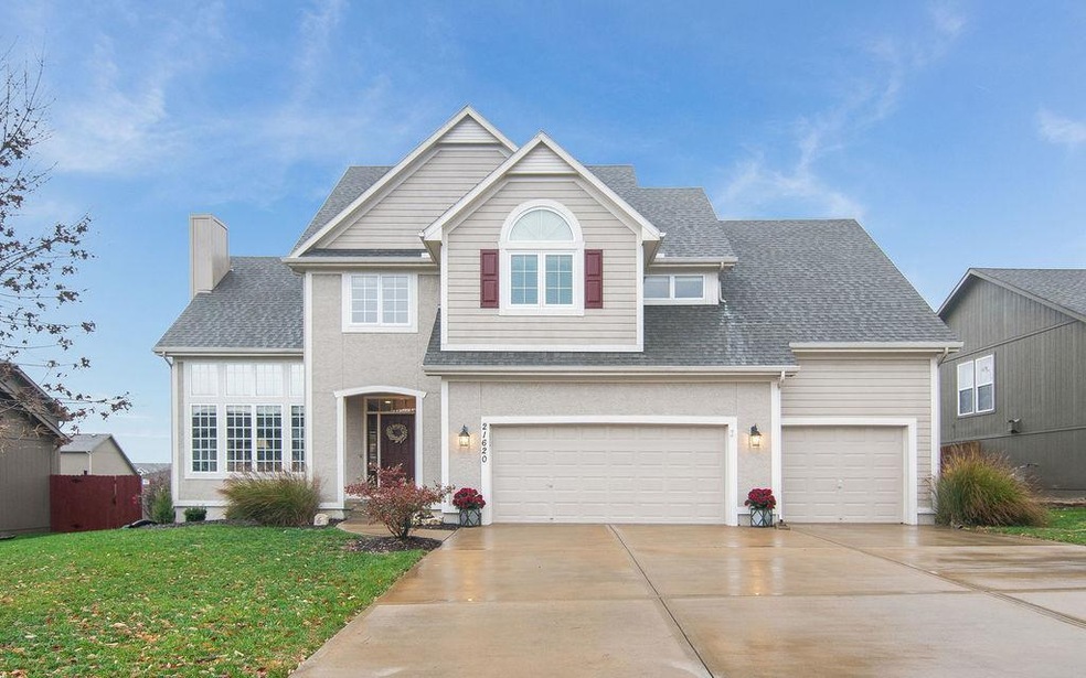 Home is situated on a quaint street with easy high