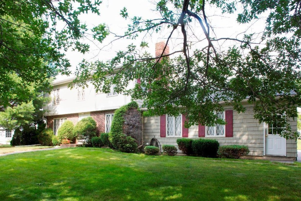 Garrison colonial finished in brick...