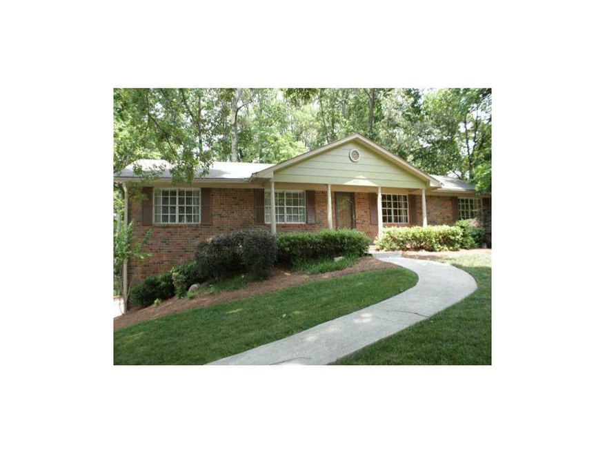 Exterior Front. Updated brick ranch on full baseme