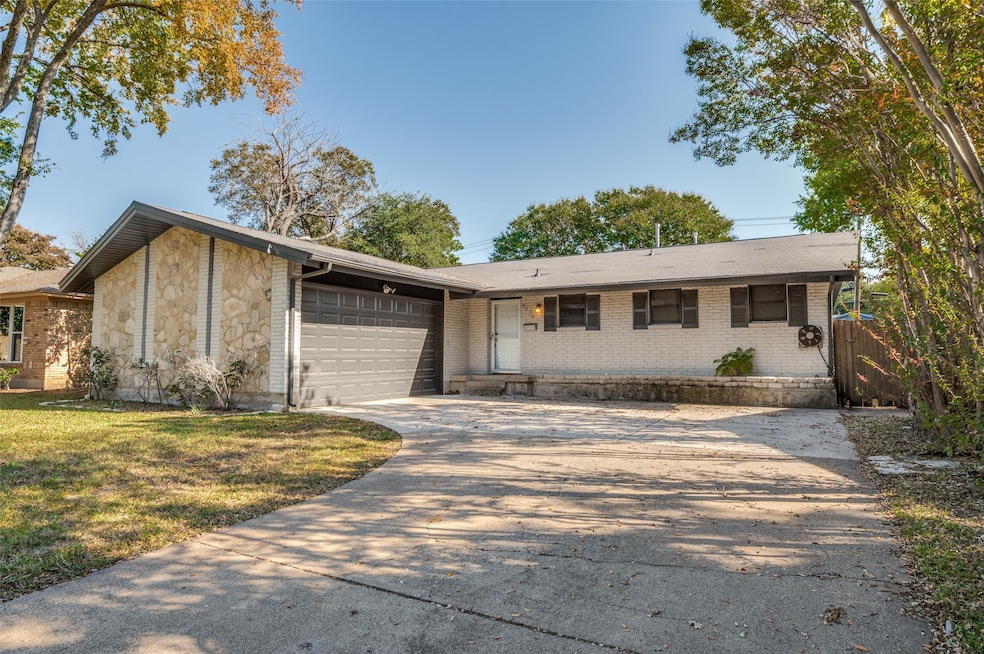 Front of Home with Attached 2-Car Garage