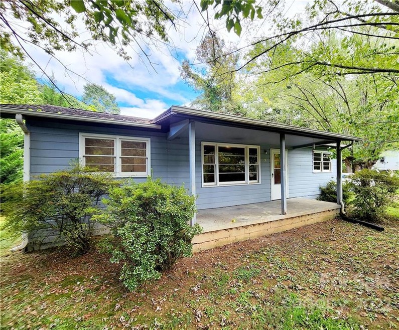 Front porch facing west