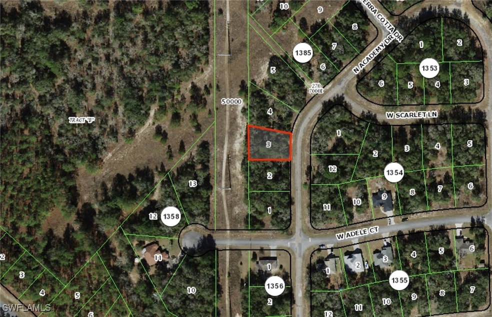 Aerial overview of property's location with proper