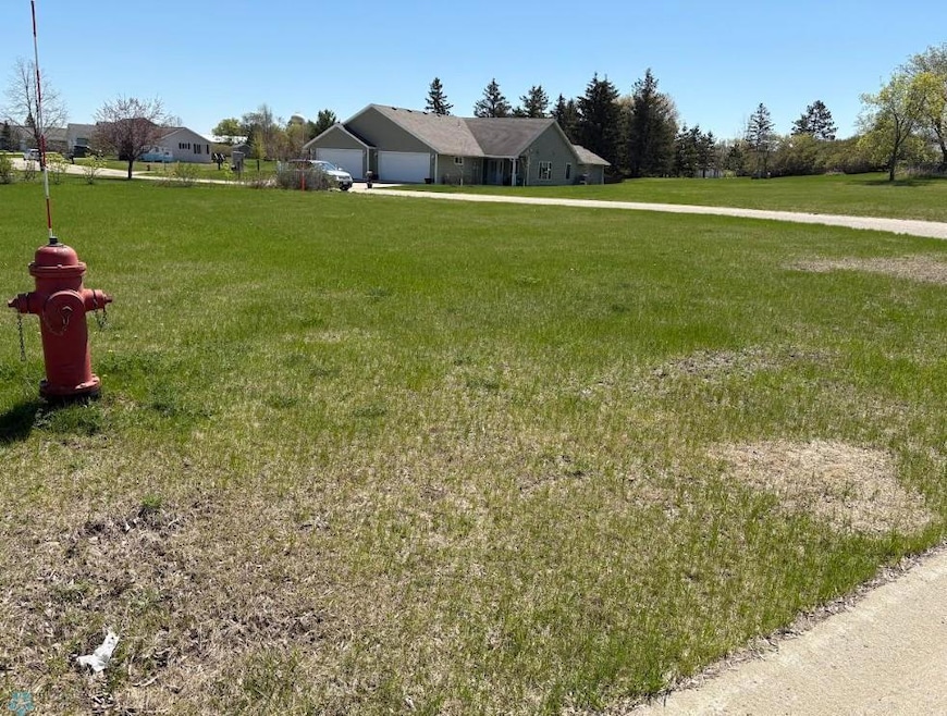 View from front of lot