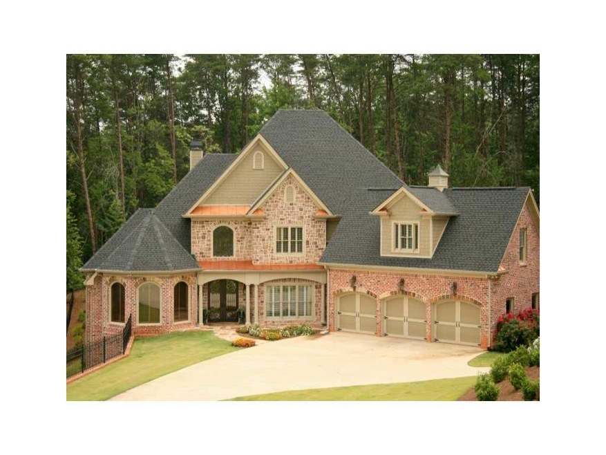 Exterior Front. This magnificent lakefront residen