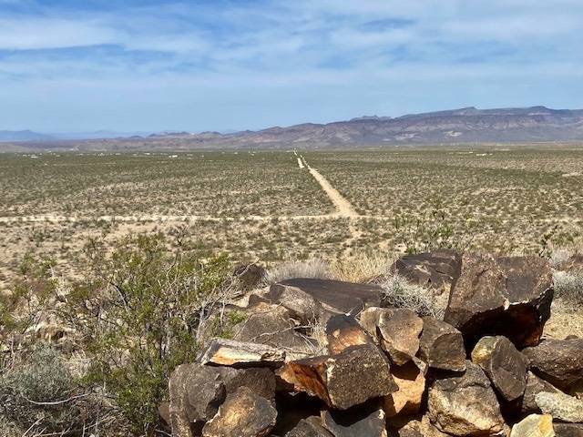 View of mountain background