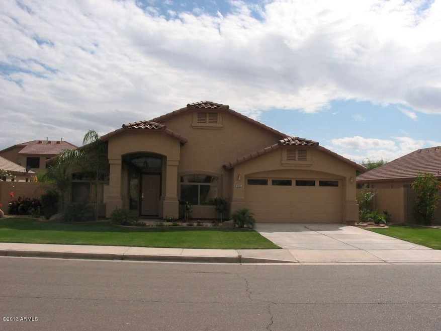 front of the house