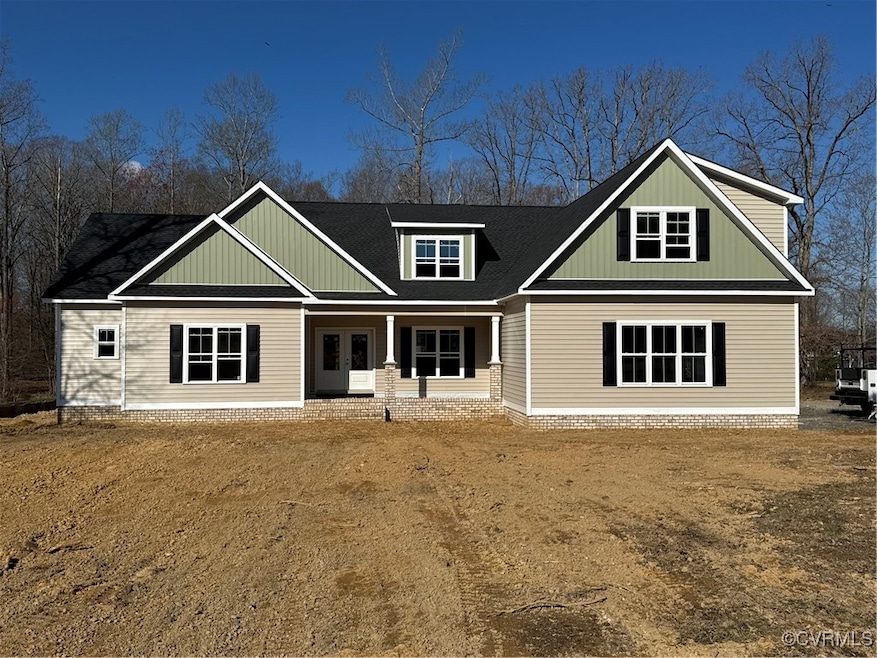 Photo of actual home under construction
