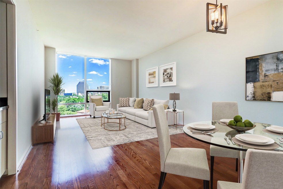 The perfect amount of space for entertaining, alon