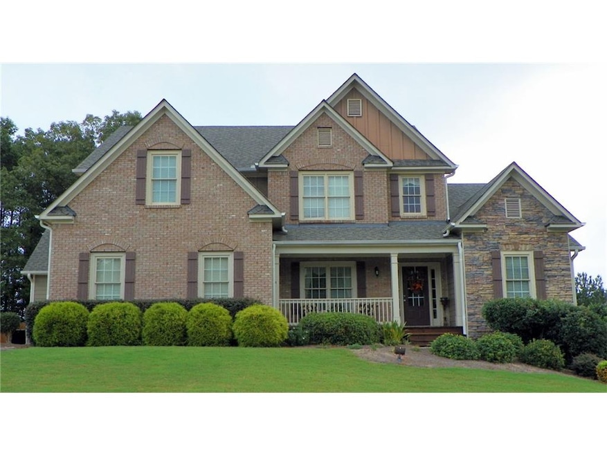 All brick front.