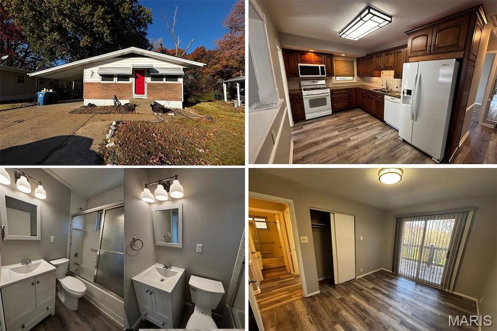 View of a document with a collage of images