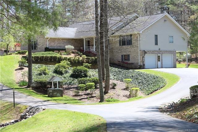 Picturesque setting for this solid brick home nest