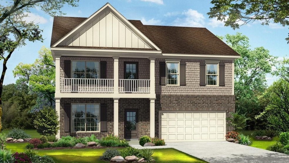 Color Rendering of Plan & Elevation.