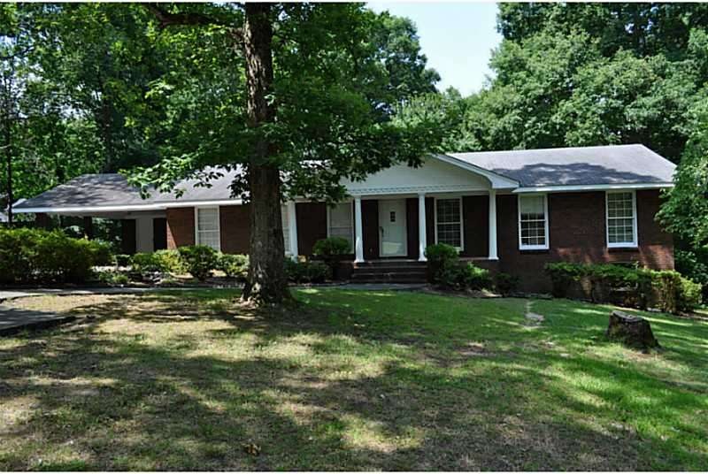 Exterior Front. This 4 sided  brick home 4 bedroom