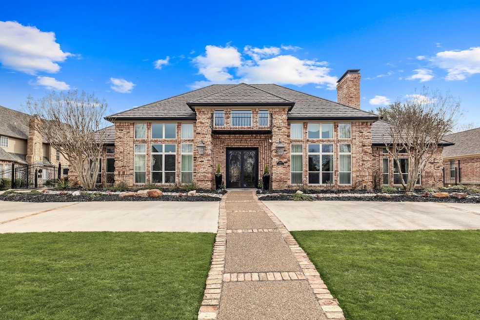 Front Entrance to Home with Large Circle Driveway!