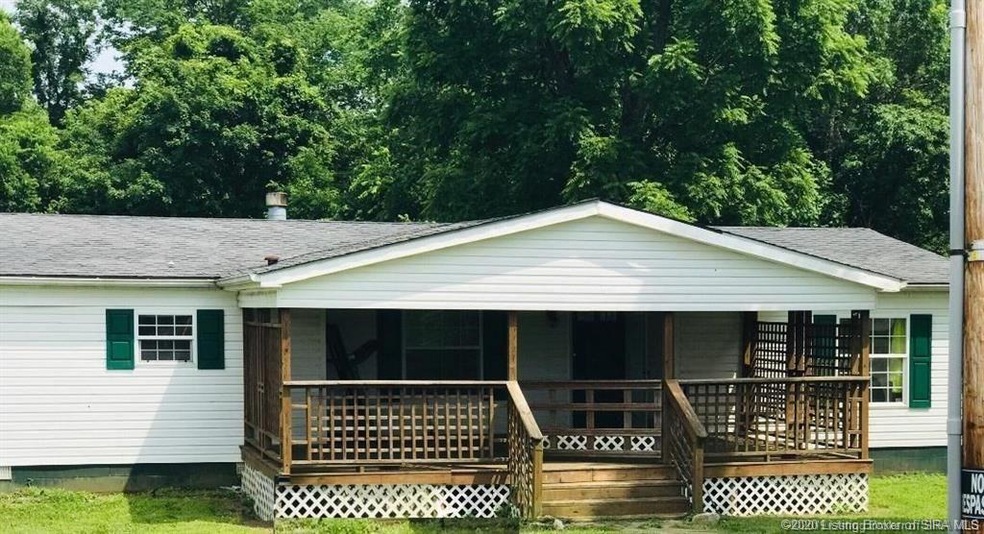 Large front porch