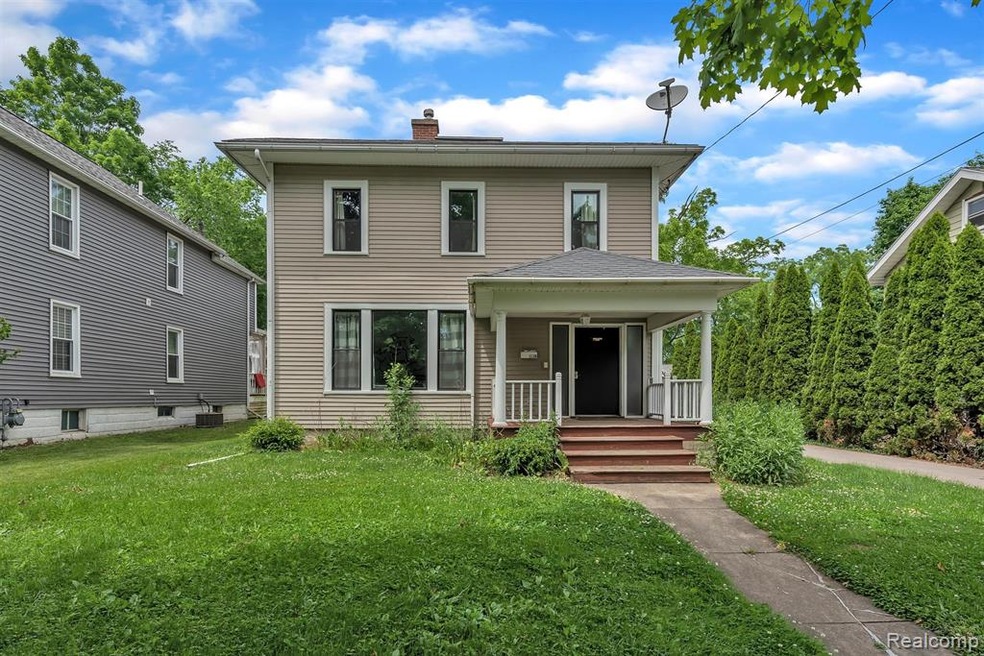 Front view of the home