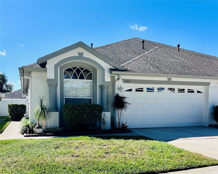 End unit with side entry and 2 car garage